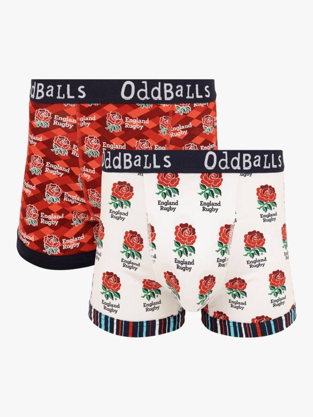 Боксеры England Rugby из стрейч-хлопка OddBalls, Pack of 2, Multi
Боксеры England Rugby из стрейч-хлопка OddBalls, Pack of 2, Multi