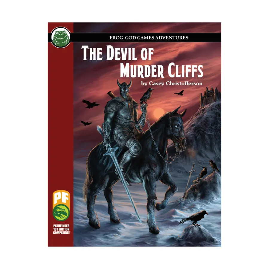 Devil of Murder Cliffs (Pathfinder), Pathfinder Adventures (Frog God Games), мягкая обложка
Devil of Murder Cliffs (Pathfinder), Pathfinder Adventures (Frog God Games), мягкая обложка