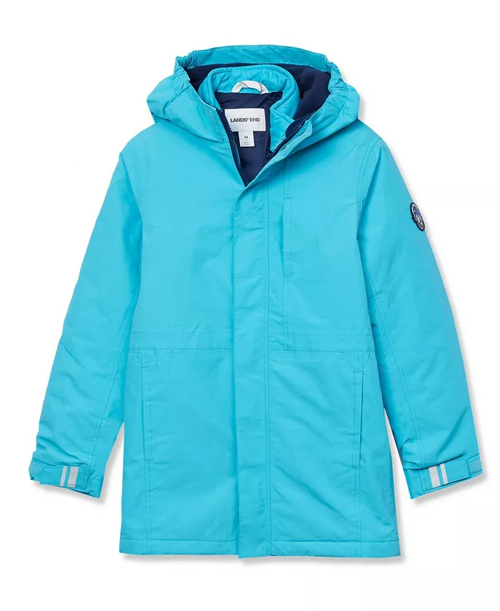 Детская утепленная водонепроницаемая парка Squall 3 в 1 Lands' End, синий 
Детская утепленная водонепроницаемая парка Squall 3 в 1 Lands' End, синий