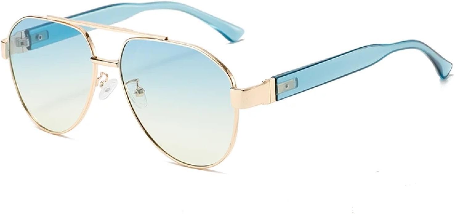 Солнцезащитные очки с защитой UV400 | Мужские очки с металлическим градиентом, увеличенного размера | Линзы конфетных цветов для занятий спортом на открытом воздухе и вождения DSVIGF, Gold Blue Yellow
Солнцезащитные очки с защитой UV400 | Мужские очки с металлическим градиентом, увеличенного размера | Линзы конфетных цветов для занятий спортом на открытом воздухе и вождения DSVIGF, Gold Blue Yellow