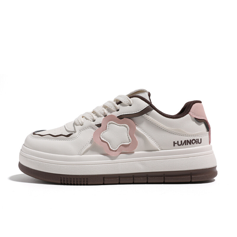 Кеды, скейтборд обувь женская низкая Huanqiu, бежевый/коричневый
Кеды, скейтборд обувь женская низкая Huanqiu, бежевый/коричневый
