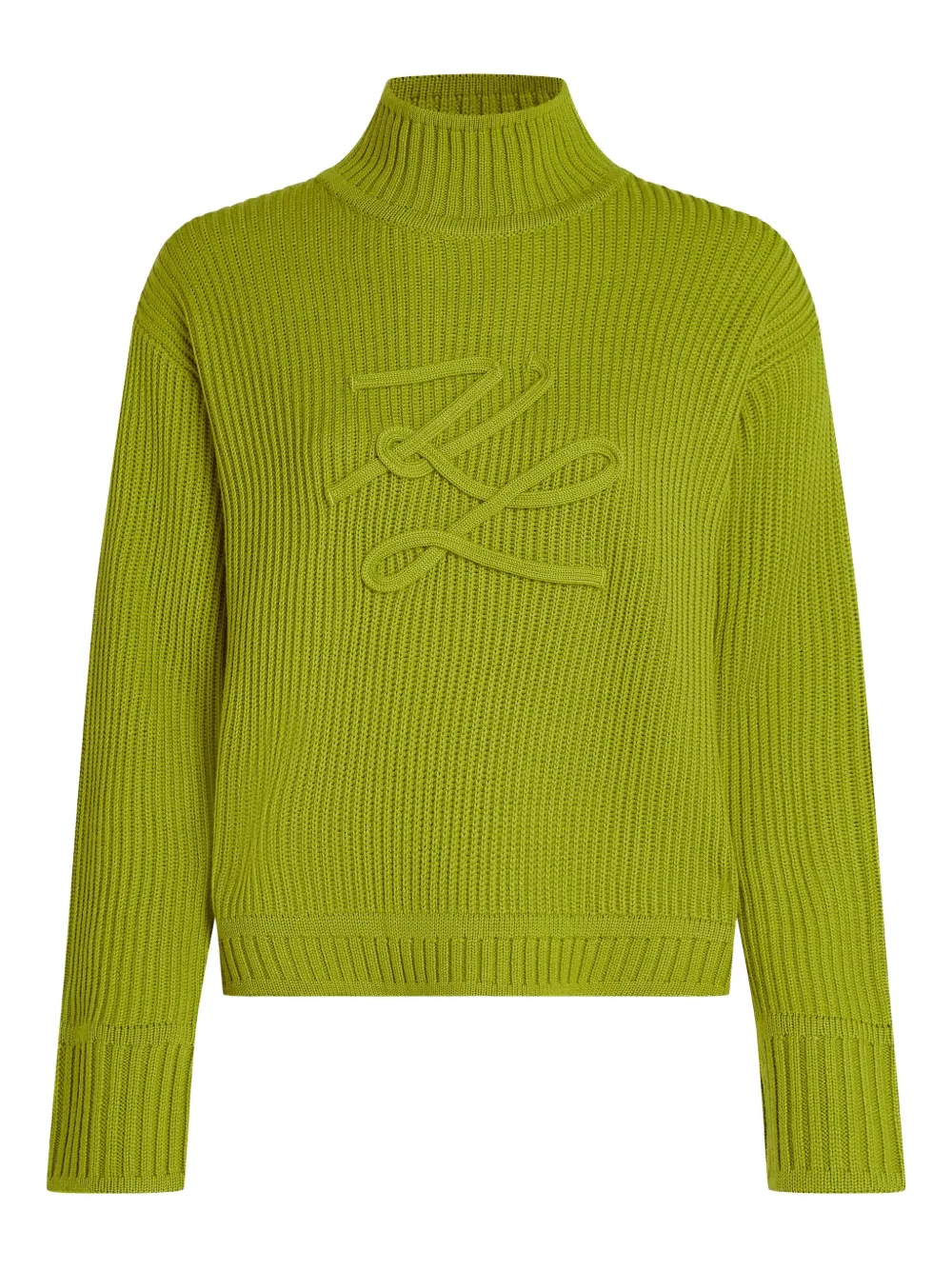 Свитер с вышитым логотипом KARL LAGERFELD, зеленый
Свитер с вышитым логотипом KARL LAGERFELD, зеленый