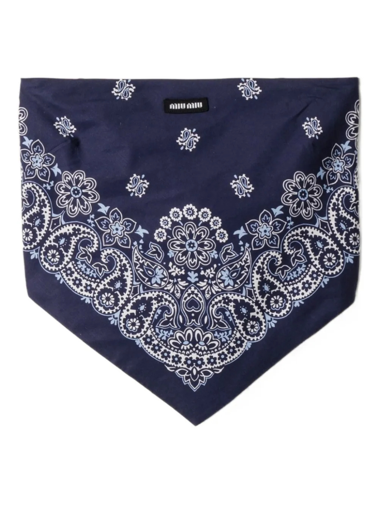 Miu Miu поплиновый топ, синий
Miu Miu поплиновый топ, синий