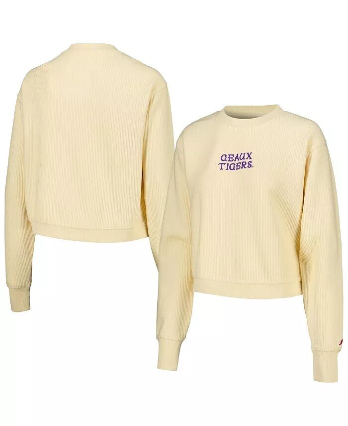 Женская кремовая укороченная толстовка-пуловер LSU Tigers Timber League Collegiate Wear
Женская кремовая укороченная толстовка-пуловер LSU Tigers Timber League Collegiate Wear