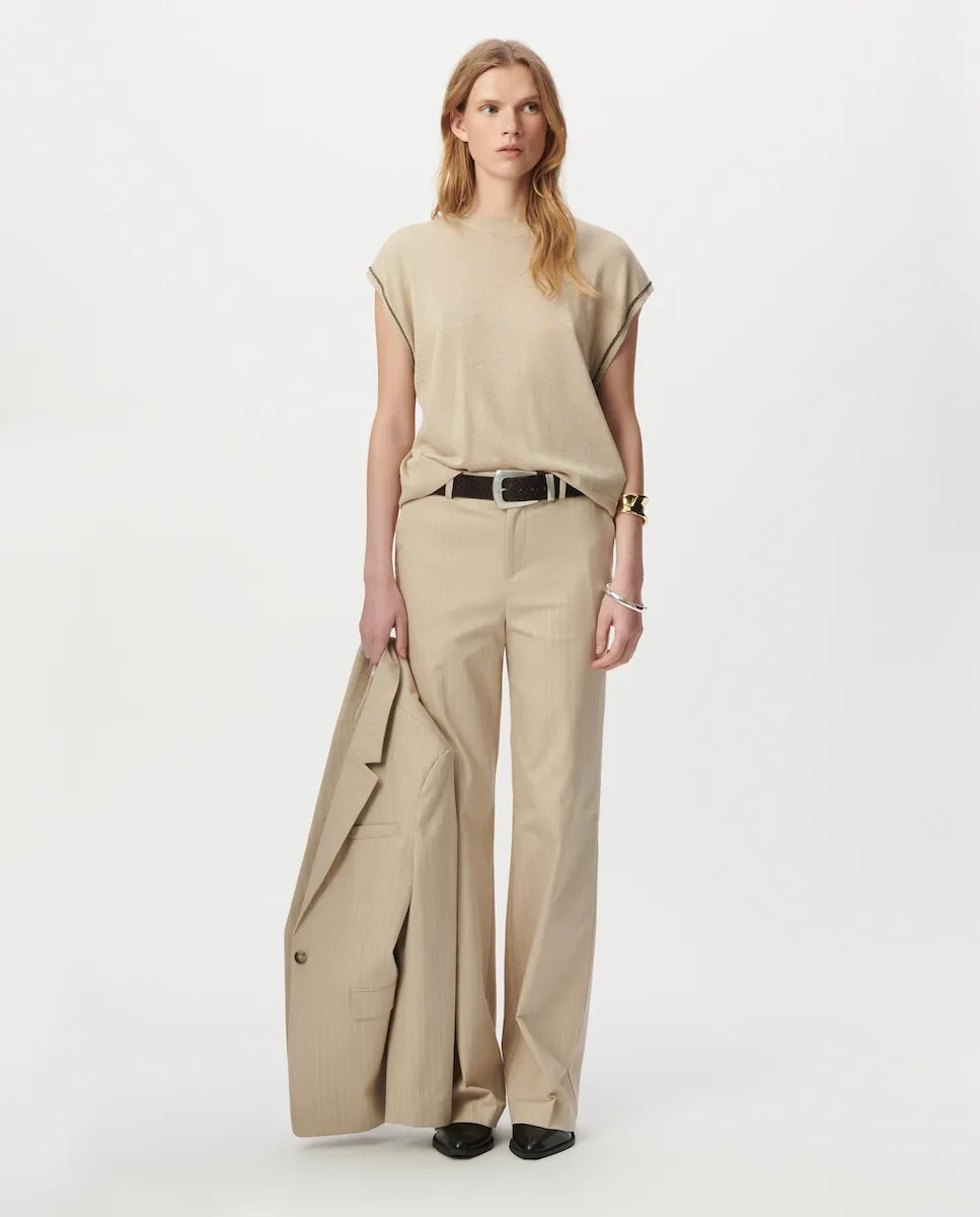 Женские прямые брюки с карманами Ikks, бежевый
Женские прямые брюки с карманами Ikks, бежевый