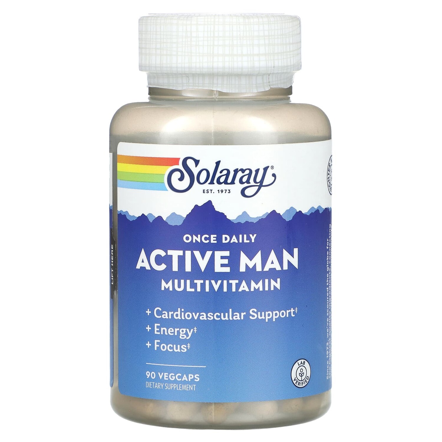 Solaray Once Daily Active Man Мультвитамин на основе пищевых продуктов 90 вег капсул
Solaray Once Daily Active Man Мультвитамин на основе пищевых продуктов 90 вег капсул