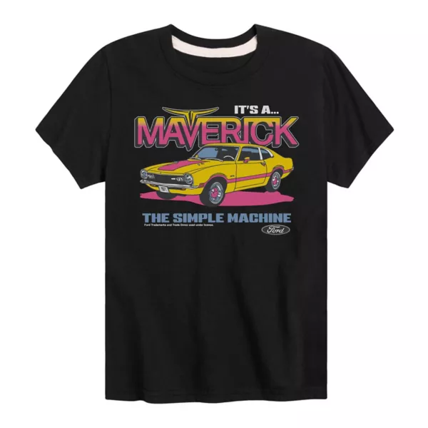 Футболка Ford It's A Maverick для мальчиков 8-20 лет Licensed Character, черный
Футболка Ford It's A Maverick для мальчиков 8-20 лет Licensed Character, черный