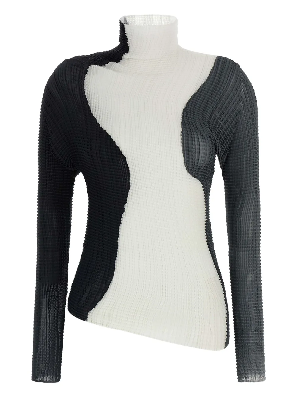 Плиссированная блузка с высоким воротом Issey Miyake, белый
Плиссированная блузка с высоким воротом Issey Miyake, белый