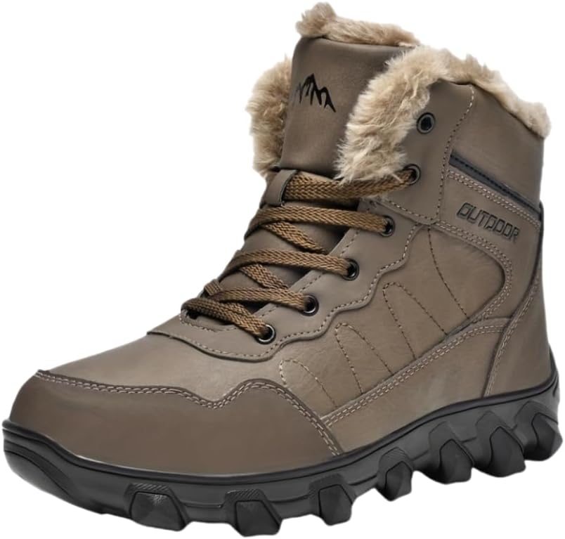 Мужские зимние водонепроницаемые противоскользящие ботинки HHHCHPM с плюшевой подкладкой для катания на лыжах и активного отдыха на улице, коричневый
Мужские зимние водонепроницаемые противоскользящие ботинки HHHCHPM с плюшевой подкладкой для катания на лыжах и активного отдыха на улице, коричневый