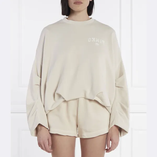 Толстовка свободного кроя с фруктовым салатом Pinko, бежевый
Толстовка свободного кроя с фруктовым салатом Pinko, бежевый