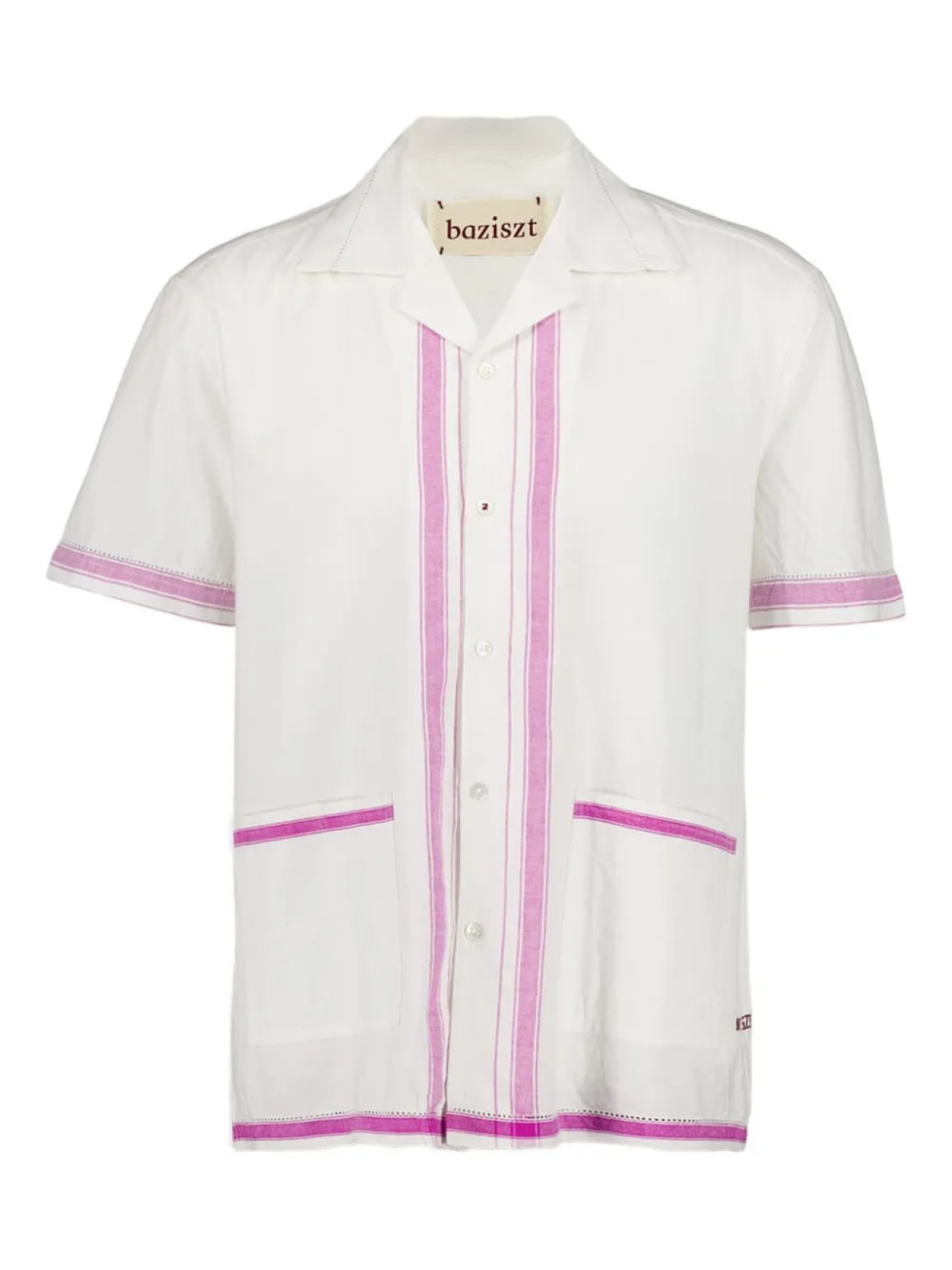 Рубашка с полосатым карманом Baziszt, белый
Рубашка с полосатым карманом Baziszt, белый