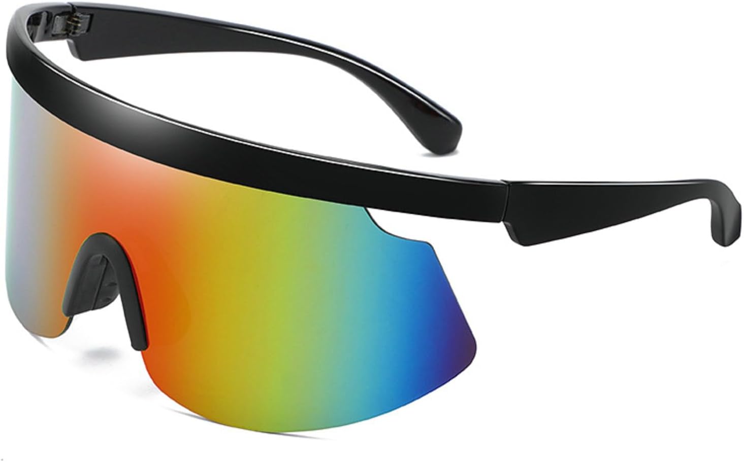 Модные солнцезащитные очки большого размера для женщин и мужчин, стильные солнцезащитные очки-щитки с защитой от УФ-излучения UV400, обтекаемой формы, N45 mincl, Black&red
Модные солнцезащитные очки большого размера для женщин и мужчин, стильные солнцезащитные очки-щитки с защитой от УФ-излучения UV400, обтекаемой формы, N45 mincl, Black&red