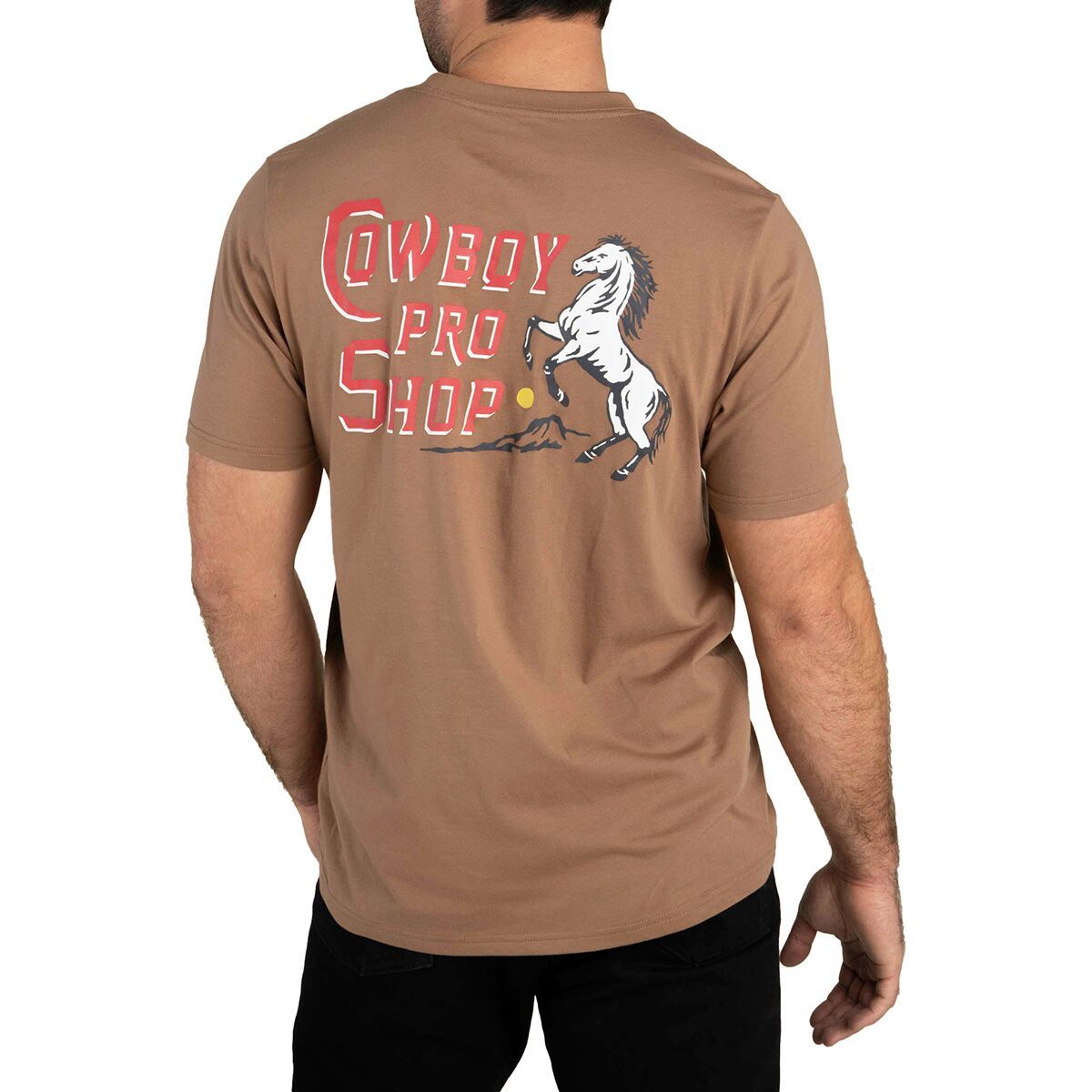 Футболка Cowboy pro shop Sendero Provisions Co., коричневый 
Футболка Cowboy pro shop Sendero Provisions Co., коричневый