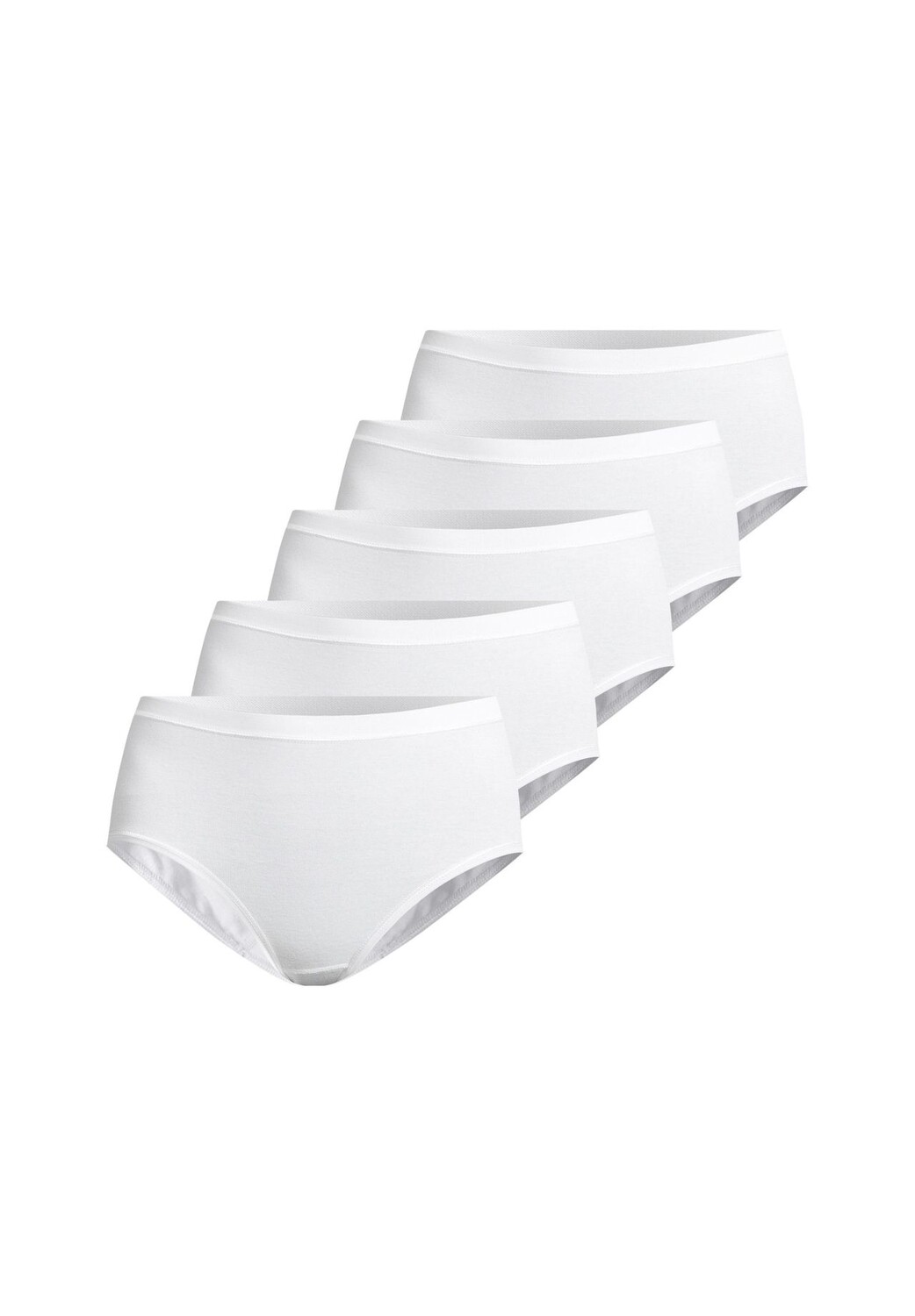 Трусы макси, набор из 5 шт в тонкую рубчик -con-ta-, белый
Трусы макси, набор из 5 шт в тонкую рубчик -con-ta-, белый