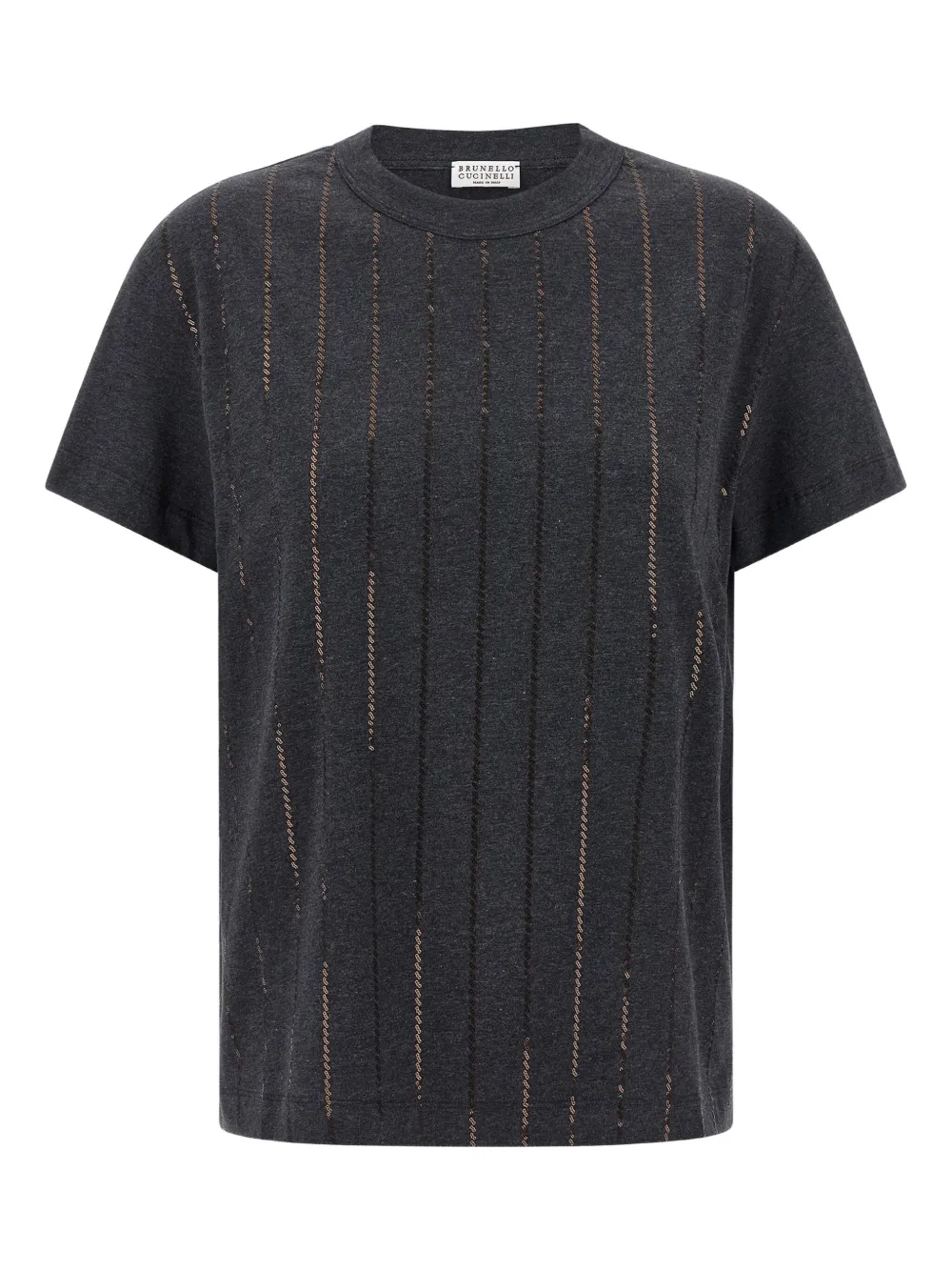 Футболка с пайетками Brunello Cucinelli, серый
Футболка с пайетками Brunello Cucinelli, серый