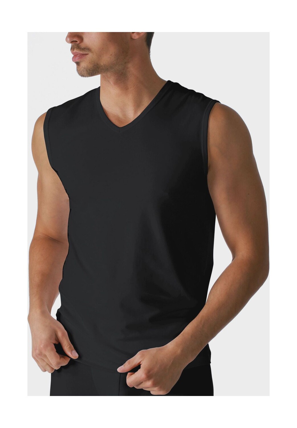 Майка без рукавов, однотонная, мужская mey, черный
Майка без рукавов, однотонная, мужская mey, черный