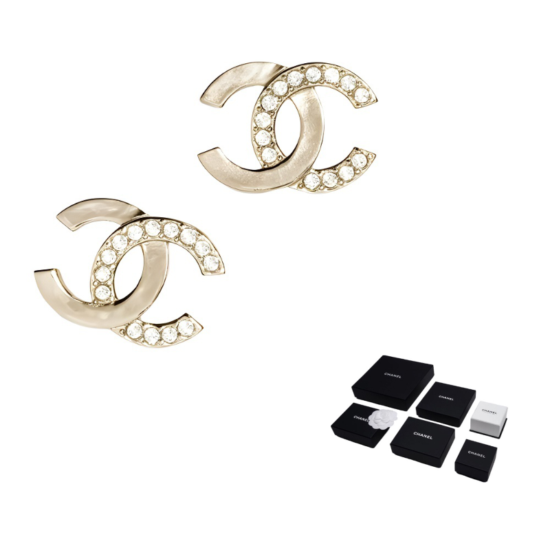 CHANEL Серьги-гвоздики унисекс Gold
CHANEL Серьги-гвоздики унисекс Gold