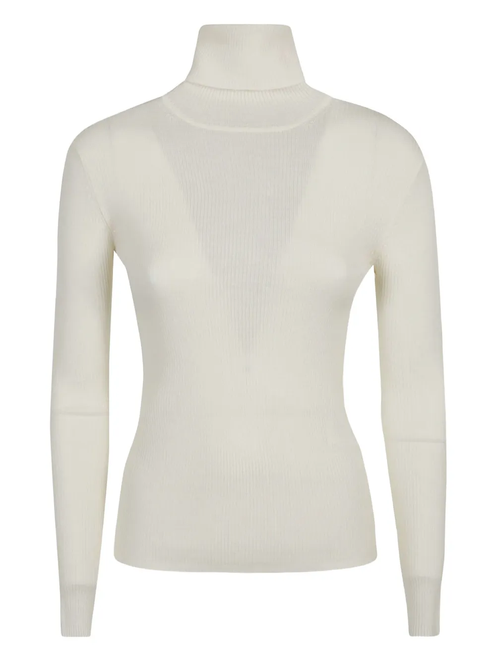 Трикотаж с воротником-гольф и рубчатой вязкой P.A.R.O.S.H., белый
Трикотаж с воротником-гольф и рубчатой вязкой P.A.R.O.S.H., белый