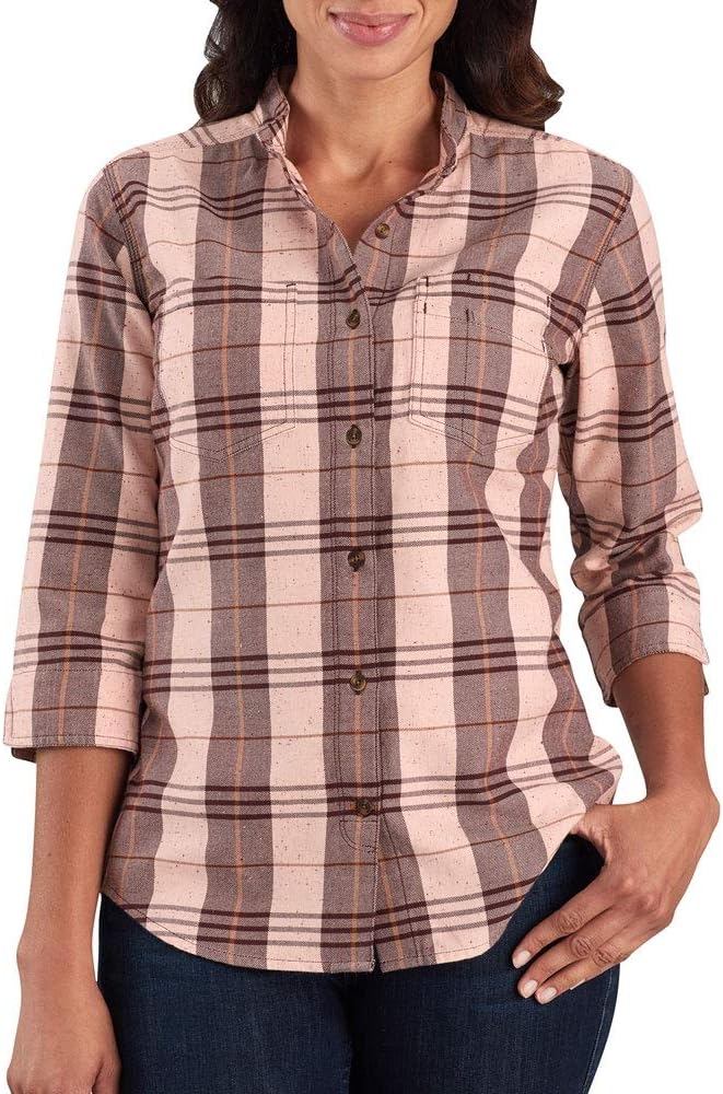 Carhartt женская рубашка в клетку с укороченным рукавом Relaxed Fit, Deep Wine
Carhartt женская рубашка в клетку с укороченным рукавом Relaxed Fit, Deep Wine