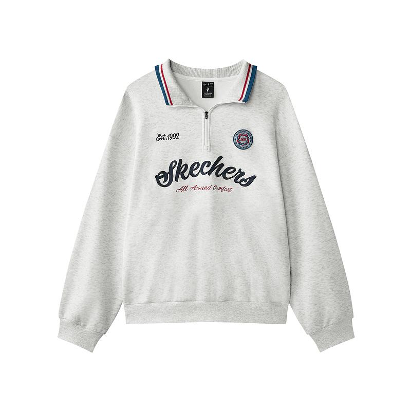 Skechers Новогодний свитшот мужской светло-серый меланж
Skechers Новогодний свитшот мужской светло-серый меланж