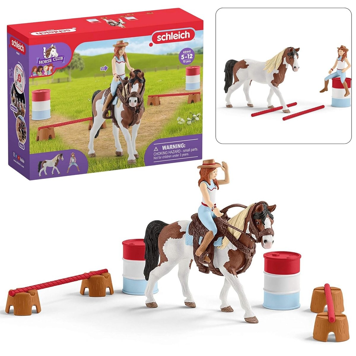 SLH42441 Schleich Horse Club - набор для верховой езды Ханна в стиле вестерн, фигурки для детей 5+
SLH42441 Schleich Horse Club - набор для верховой езды Ханна в стиле вестерн, фигурки для детей 5+