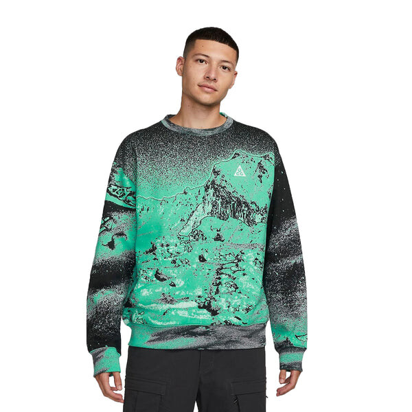 Свитер acg therma-fit all-over print fleece crew 'light menta' Nike, мультиколор 
Свитер acg therma-fit all-over print fleece crew 'light menta' Nike, мультиколор
