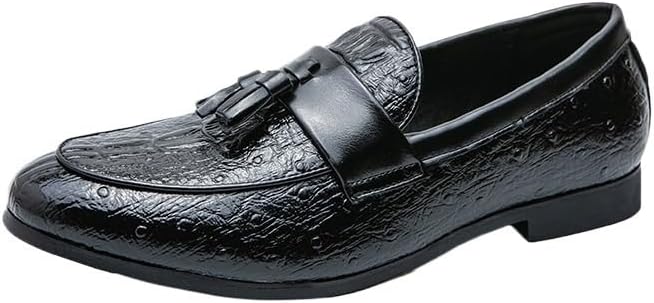 Мужские классические кожаные лоферы, классические мокасины на толстой подошве, противоскользящие и износостойкие, для повседневной носки, вечеринок, вождения и делового стиля Zestrelax, черный
Мужские классические кожаные лоферы, классические мокасины на толстой подошве, противоскользящие и износостойкие, для повседневной носки, вечеринок, вождения и делового стиля Zestrelax, черный