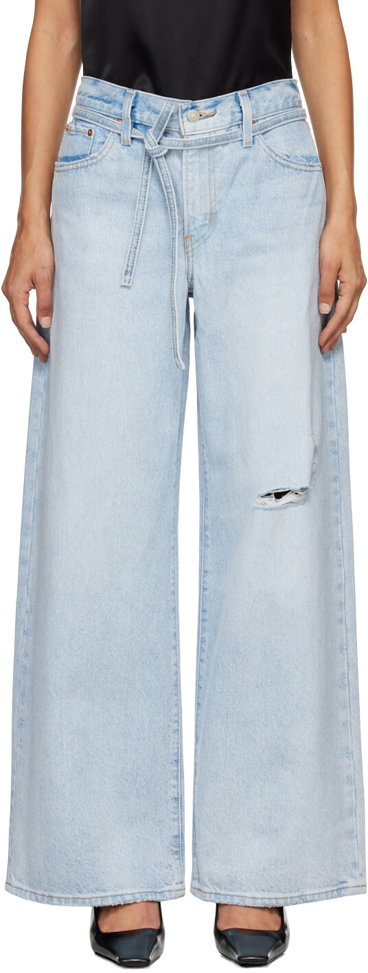 Синие прямые джинсы XL Levi's, Karma's coming
Синие прямые джинсы XL Levi's, Karma's coming