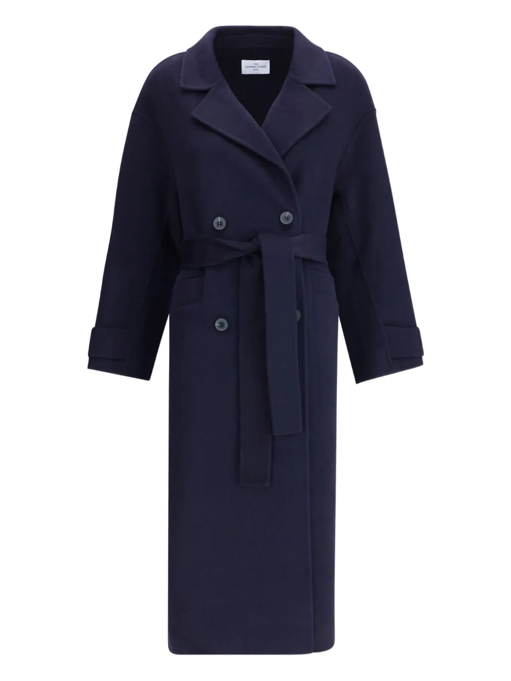 Двубортное пальто с поясом THE DYNAMIS STUDIO, синий
Двубортное пальто с поясом THE DYNAMIS STUDIO, синий