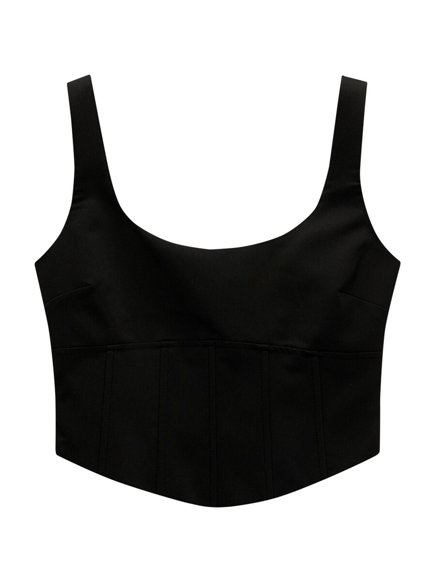 Топ Pull&Bear, черный
Топ Pull&Bear, черный