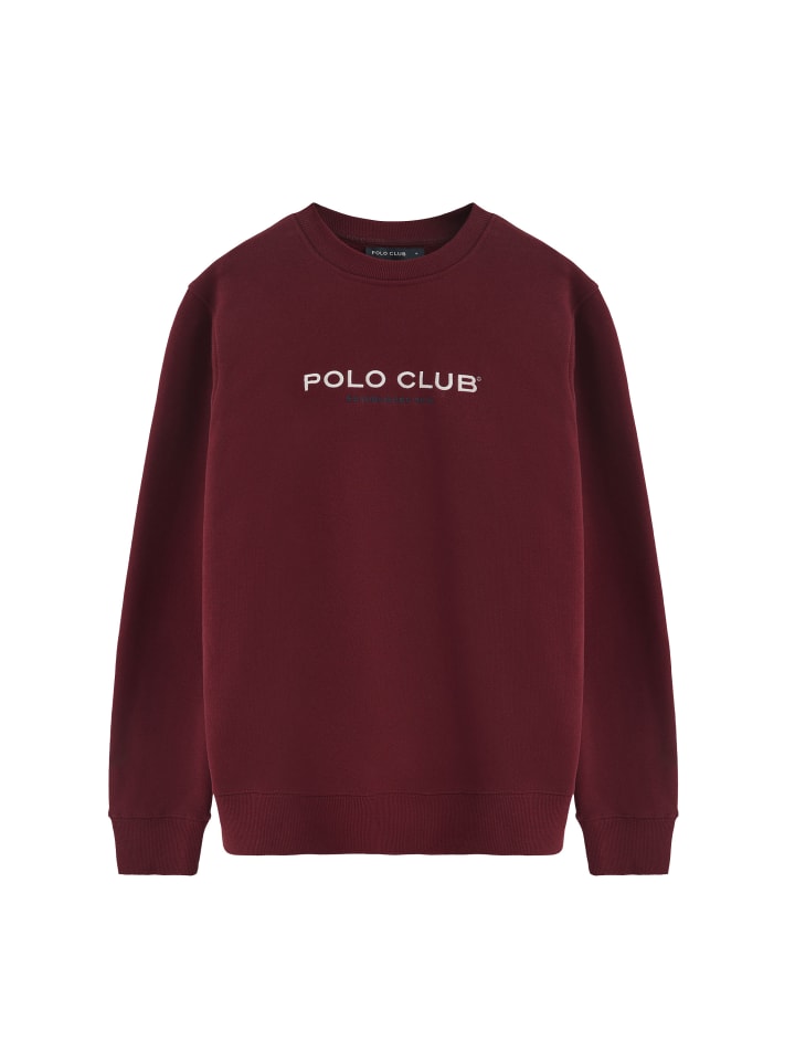 Свитшот гранатового цвета Polo Club
Свитшот гранатового цвета Polo Club