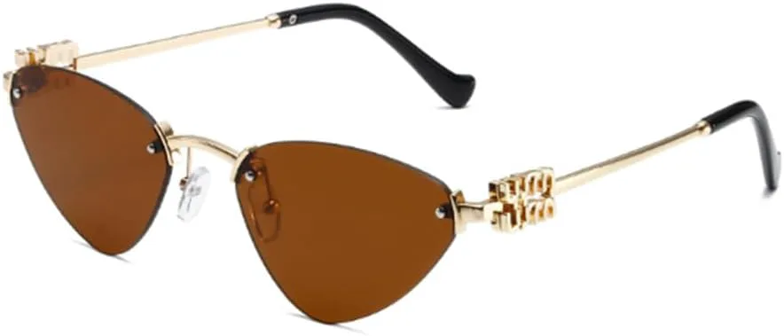 Треугольные солнцезащитные очки с защитой от УФ-излучения для мужчин и женщин, очки для уличной фотографии в маленькой оправе Weloveushop, Gold Frame Tea Flakes
Треугольные солнцезащитные очки с защитой от УФ-излучения для мужчин и женщин, очки для уличной фотографии в маленькой оправе Weloveushop, Gold Frame Tea Flakes