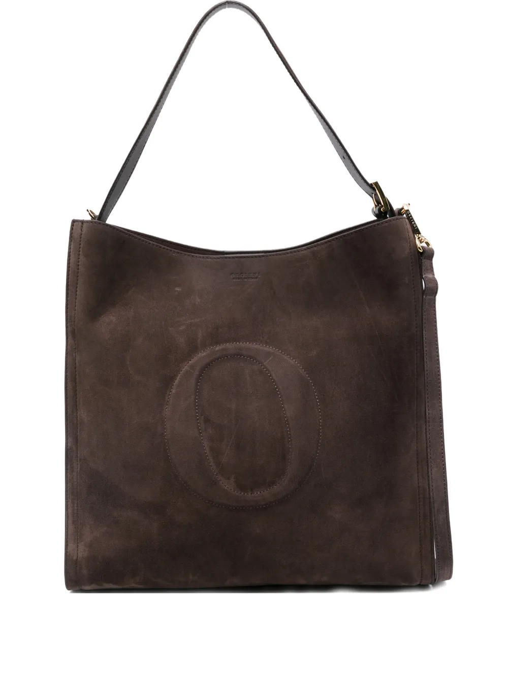 Замшевая сумка на плечо Orciani, коричневый
Замшевая сумка на плечо Orciani, коричневый