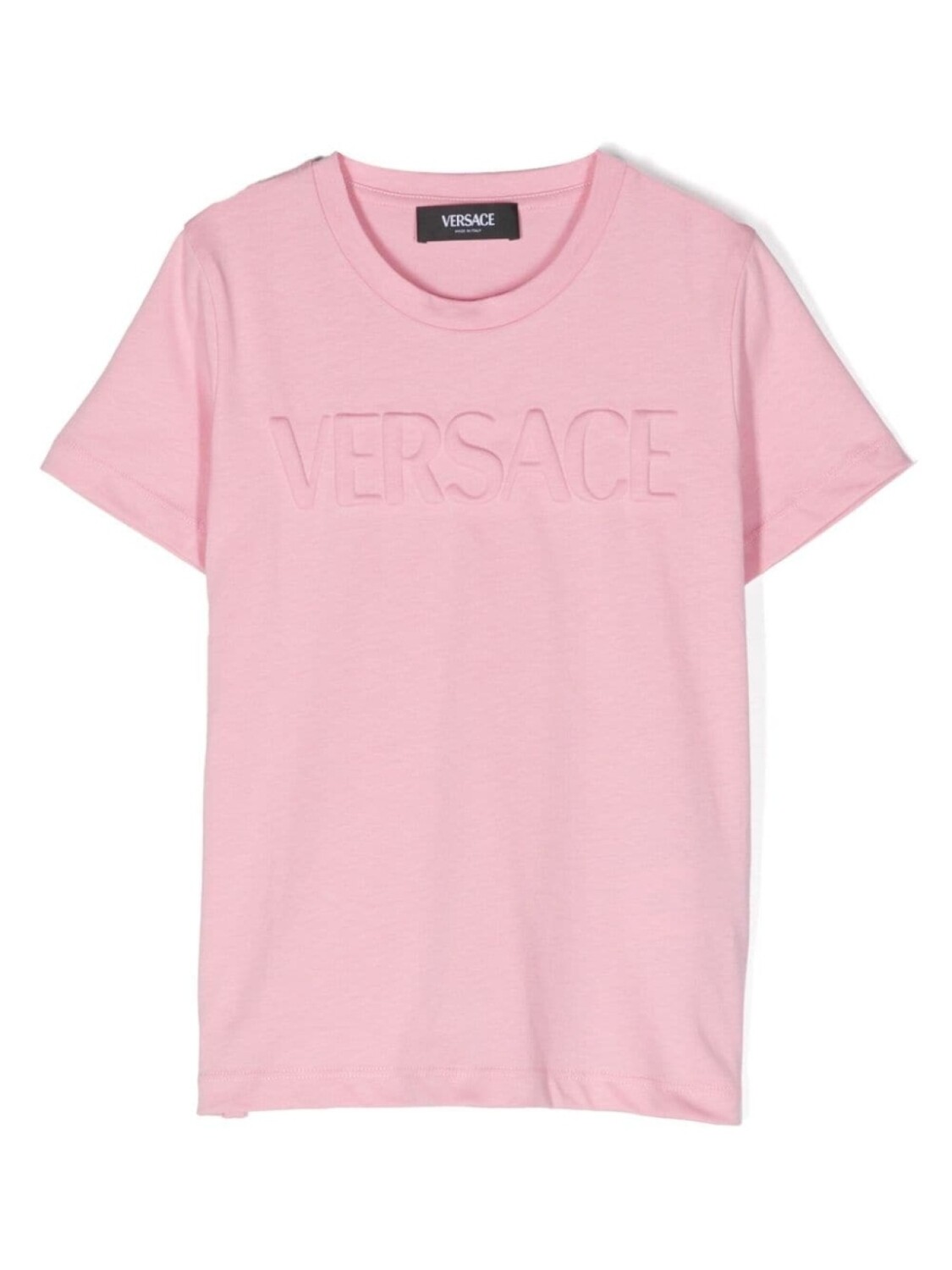 Versace Kids футболка с тисненым логотипом, розовый
Versace Kids футболка с тисненым логотипом, розовый