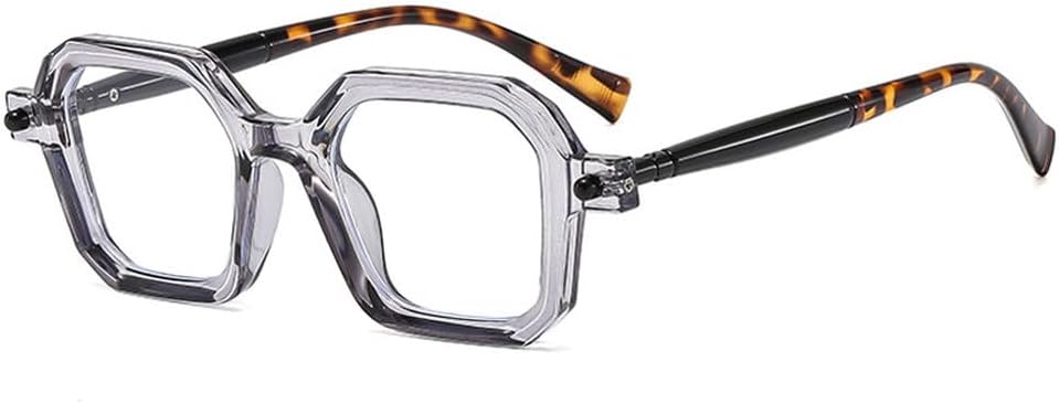 Ретро двухцветные женские солнцезащитные очки с градиентным переходом цвета, защита от УФ-излучения UV400, мужские очки с заклепками и прозрачной оправой TKKTLLT, Grey Clear
Ретро двухцветные женские солнцезащитные очки с градиентным переходом цвета, защита от УФ-излучения UV400, мужские очки с заклепками и прозрачной оправой TKKTLLT, Grey Clear