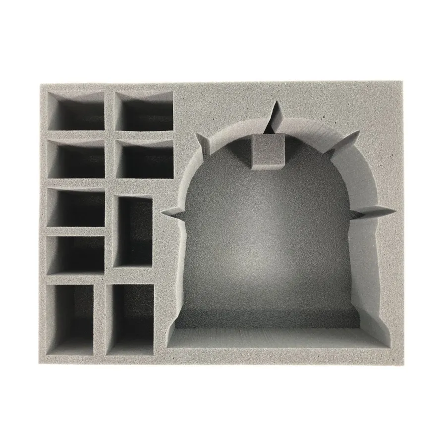 4-дюймовый пенопластовый лоток — Noctilith Crown, Battle Foam - Games Workshop - Warhammer 40,000 - Chaos Space Marines
4-дюймовый пенопластовый лоток — Noctilith Crown, Battle Foam - Games Workshop - Warhammer 40,000 - Chaos Space Marines