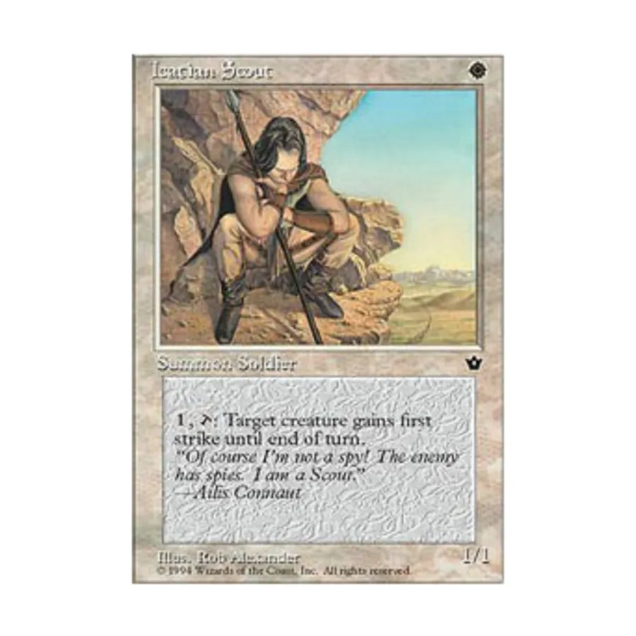 CCG Икатианский разведчик - Вер. 4 (С4), MTG - Fallen Empires
CCG Икатианский разведчик - Вер. 4 (С4), MTG - Fallen Empires