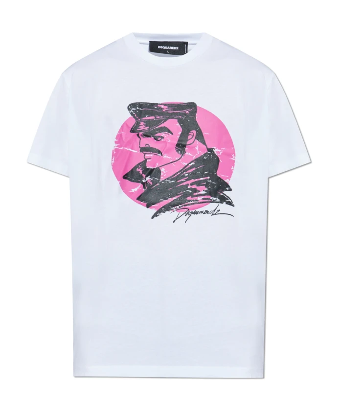 Футболка с логотипом Dsquared2, белый
Футболка с логотипом Dsquared2, белый