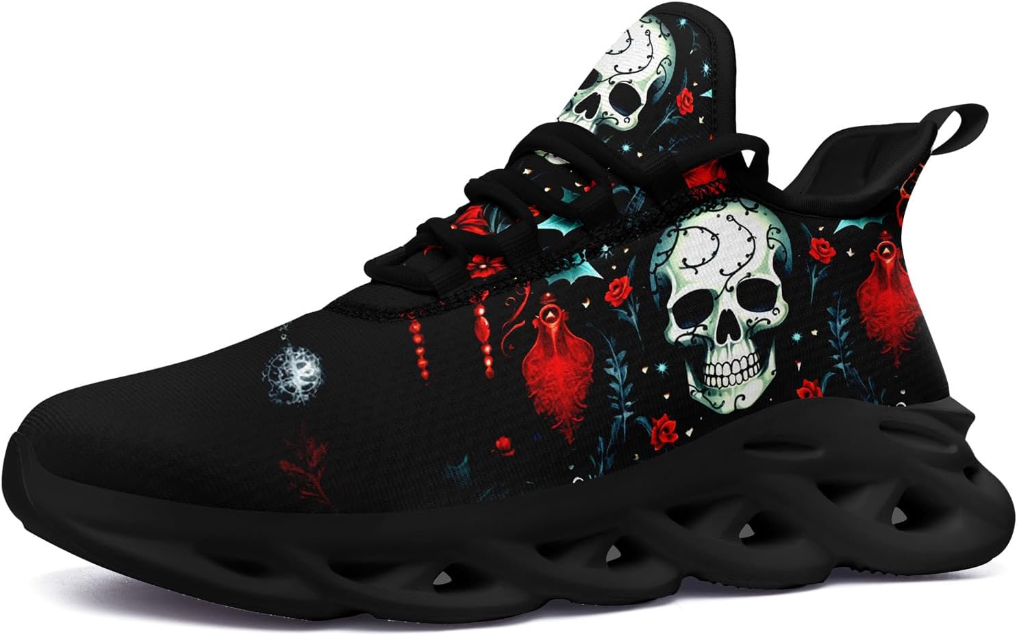 Готические кроссовки с черепом для мужчин и женщин, модные легкие спортивные кеды с уникальным панк и готическим дизайном Awsole, белый/черный/красный/синий
Готические кроссовки с черепом для мужчин и женщин, модные легкие спортивные кеды с уникальным панк и готическим дизайном Awsole, белый/черный/красный/синий