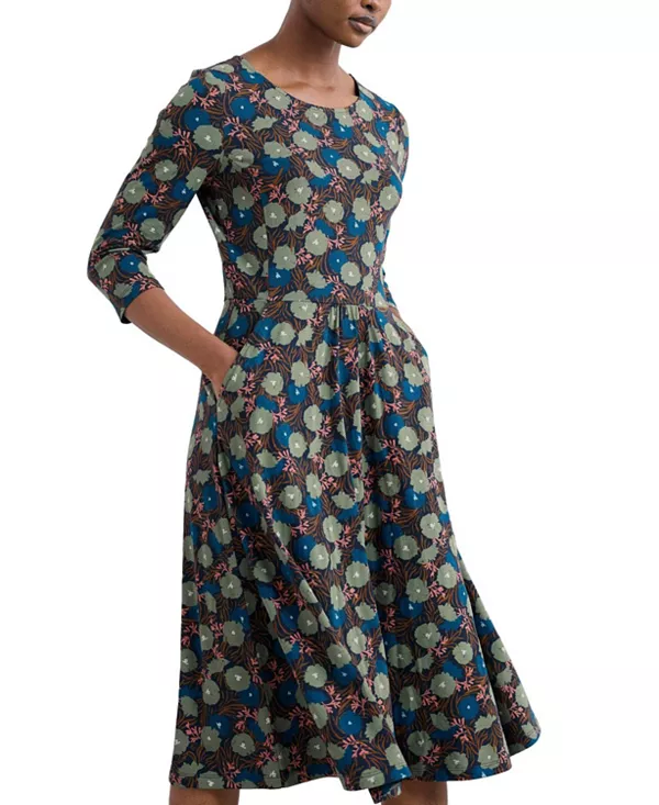 Женское апрельское платье с рукавами три четверти Seasalt Cornwall, синий
Женское апрельское платье с рукавами три четверти Seasalt Cornwall, синий