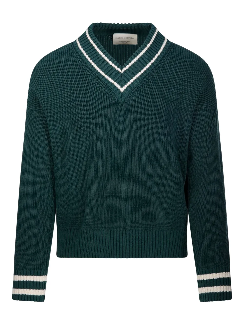 Свитер в рубчик с V-образным вырезом MARCO COPPOLA, зеленый
Свитер в рубчик с V-образным вырезом MARCO COPPOLA, зеленый