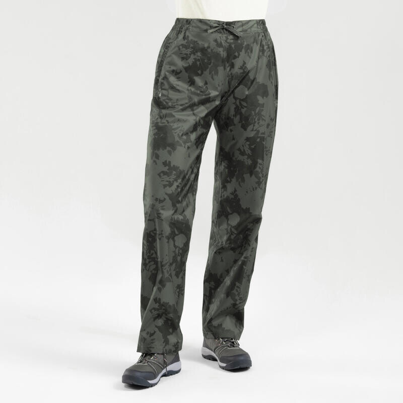 Непромокаемые женские походные брюки - Raincut QUECHUA, цвет gruen 
Непромокаемые женские походные брюки - Raincut QUECHUA, цвет gruen