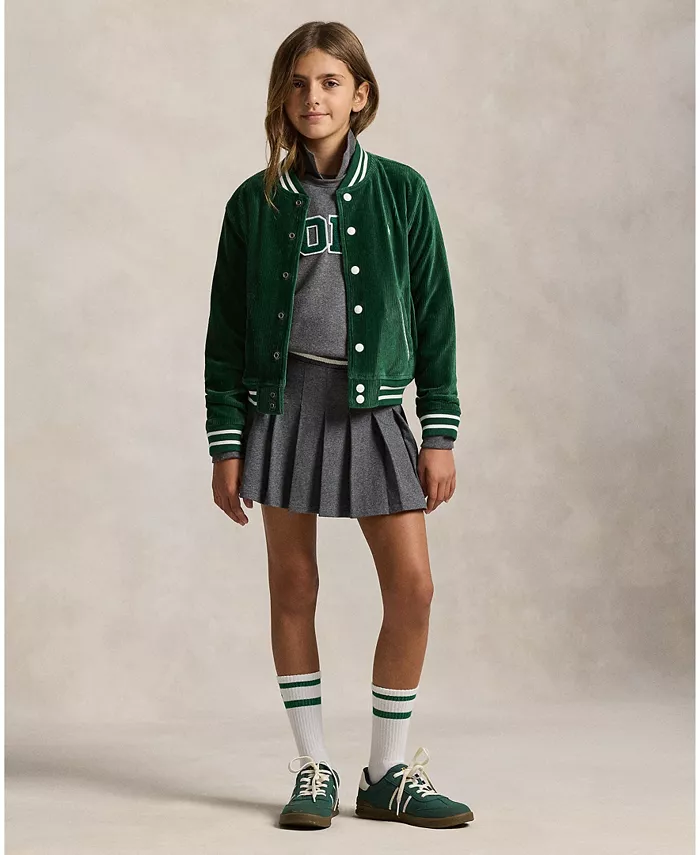 Детская плиссированная юбка с вышивкой для девочек 7-16 лет Polo Ralph Lauren, серый
Детская плиссированная юбка с вышивкой для девочек 7-16 лет Polo Ralph Lauren, серый