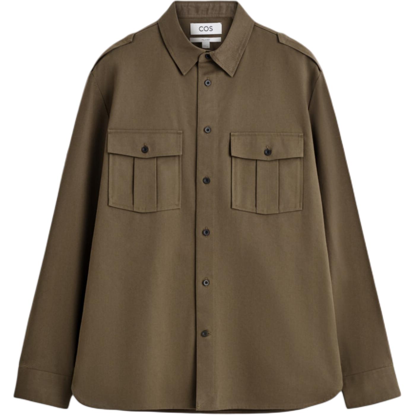 COS Мужская рубашка коричневого цвета
COS Мужская рубашка коричневого цвета