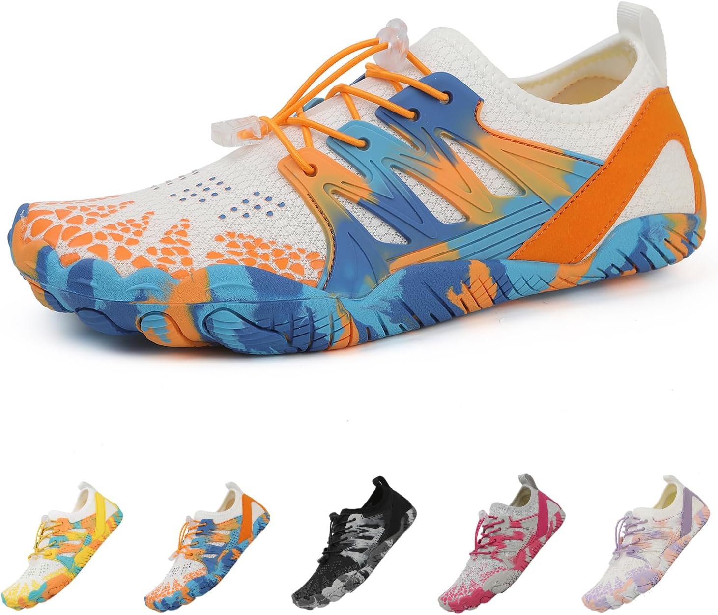 Камуфляжные водные туфли для мужчин и женщин, обувь для плавания, быстросохнущие водные носки, подходящие для пеших прогулок, серфинга, катания на лодках, йоги и активного отдыха на воде Suxiaur, синий/оранжевый
Камуфляжные водные туфли для мужчин и женщин, обувь для плавания, быстросохнущие водные носки, подходящие для пеших прогулок, серфинга, катания на лодках, йоги и активного отдыха на воде Suxiaur, синий/оранжевый