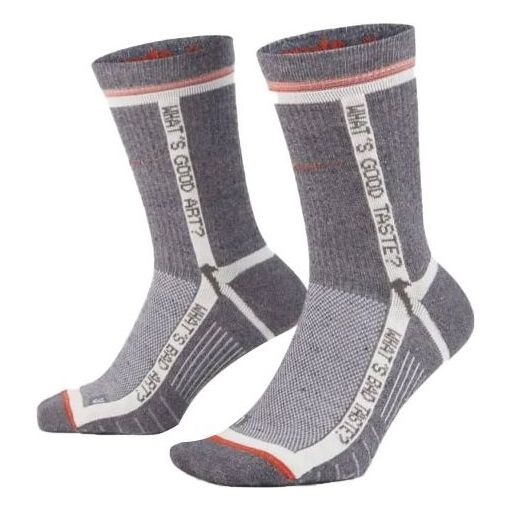 Носки x off-white socks 'grey orange'' Nike, мультиколор 
Носки x off-white socks 'grey orange'' Nike, мультиколор