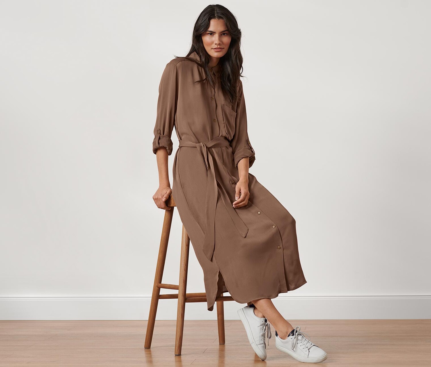 Рубашка-платье Tchibo, бежевый
Рубашка-платье Tchibo, бежевый