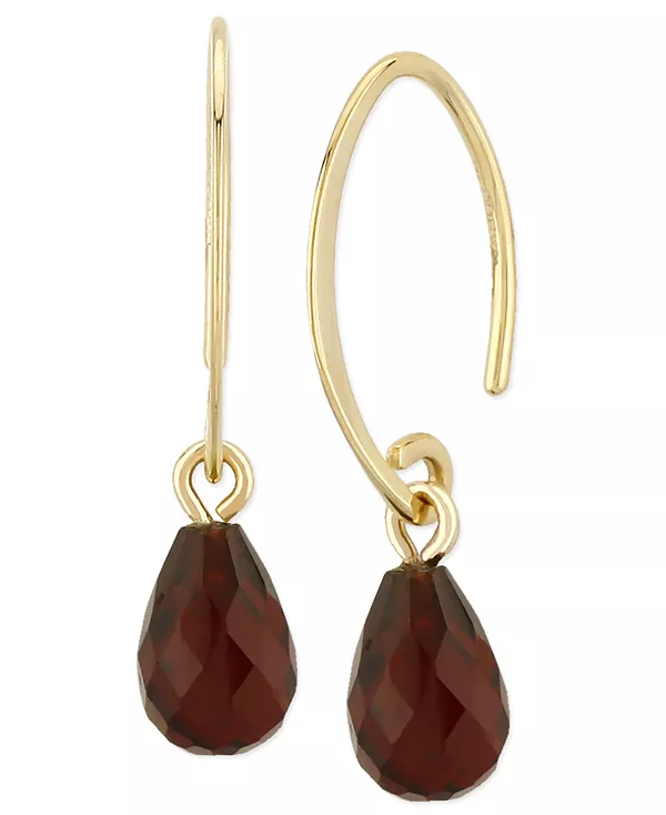 Серьги-Подвески с драгоценными камнями огранки «бриолет» из 14-каратного желтого золота доступны с аметистами, цитринами и перидотами. Macy'S, garnet
Серьги-Подвески с драгоценными камнями огранки «бриолет» из 14-каратного желтого золота доступны с аметистами, цитринами и перидотами. Macy'S, garnet