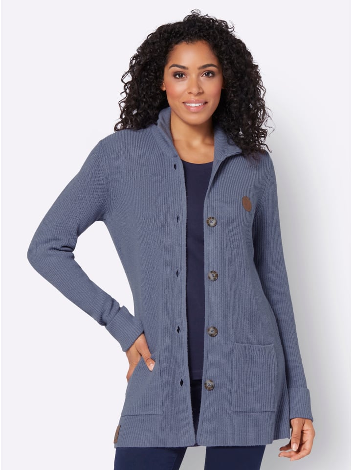 Длинный кардиган голубого цвета WITT WEIDEN
Длинный кардиган голубого цвета WITT WEIDEN