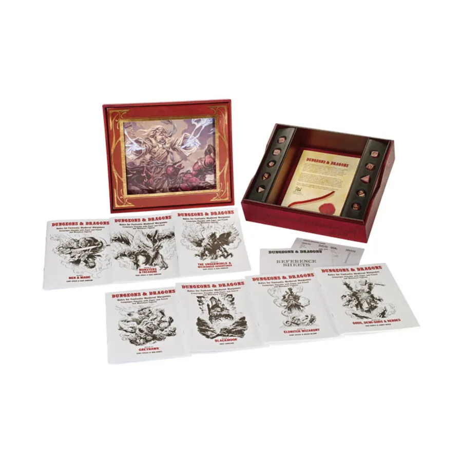 Бокс-сет Original Dungeons & Dragons (Premium Reprint Edition), Dungeons & Dragons - Original Edition Premium Reprints 
Бокс-сет Original Dungeons & Dragons (Premium Reprint Edition), Dungeons & Dragons - Original Edition Premium Reprints